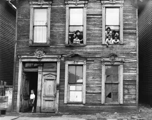 Slum Prints: Run-Down Building in Chicago