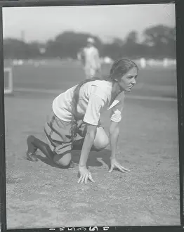 Runner in Starting Position