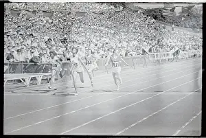 Runner Wilma Rudolph Winning 100 Meter Dash
