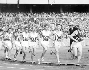 Runners on Track at Olympics