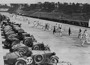 Brooklands Prints: Running For Cars