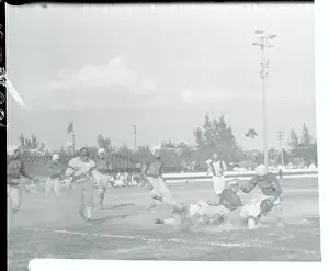 Running Play During the Orange Bowl