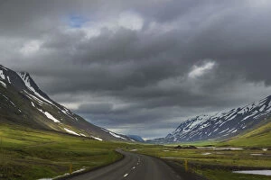 Images Dated 18th June 2014: Rural road landscape scene in North Iceland