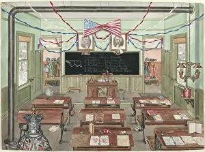 School Prints: Rural School Room