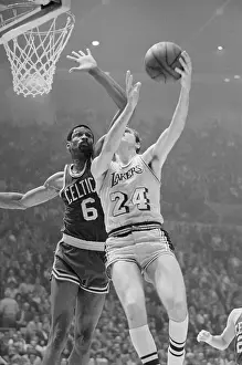 Bill Russell Blocking Shot