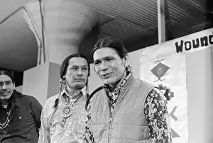 Wounded Knee Prints: Russell Means, Dennis Banks In Courthouse