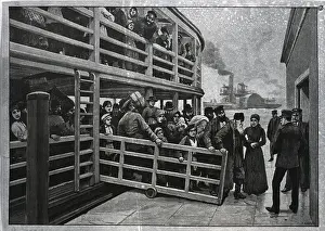 Emigrant Prints: Russian Emigrants Landing In New York
