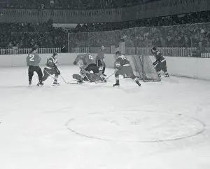 Russian Hockey Team Playing Italy