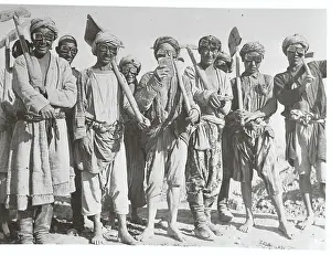 Endurance Prints: Russian Labor Workers Posing with Shovels