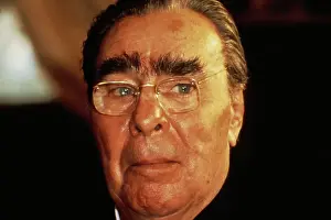 Russian Leader Leonid Brezhnev