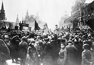 Bolshevik Prints: Russian Minister Of War Leon Trotsky
