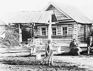 Log Cabin Prints: Russian Peasants at Home