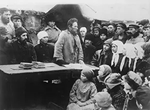 Soviet Prints: Russian Peasants Preaching Communism