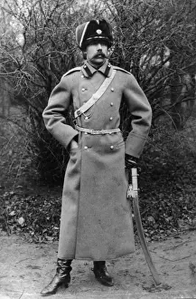 Portrait Male Facial Prints: Russian Soldier