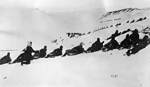 Assaulting Prints: Russian Soldiers Lie in Wait on Hill
