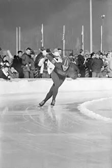 Innsbruck Prints: Russian Speed Skater at Olympics