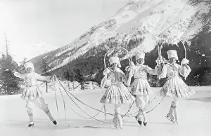 Carnival Prints: Russian Troika on Ice at Winter Olympics