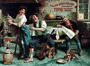 Tavern Prints: Rustic Courtship