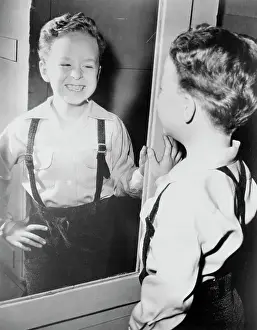 Rusty Hamer Looking in Mirror