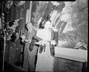 Valley Forge Prints: Ruth Alexander Receives Award From Dwight Eisenhower