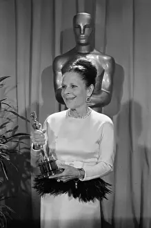 Ruth Gordon Holding Her Oscar