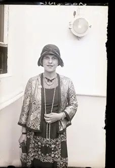 Ruth Gordon on Ship