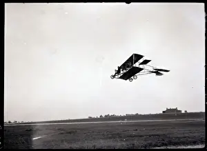 Ruth Law Flying In Biplane