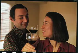 Ruth and Michael Harris Enjoying Wine Together