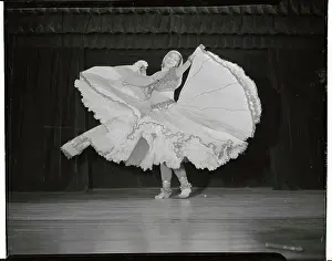 Denis Prints: Ruth St. Denis Dancing on Stage