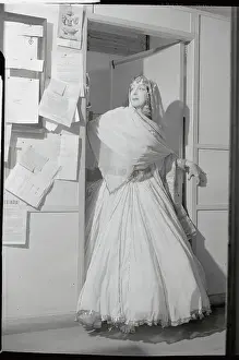 Denis Prints: Ruth St. Denis Leaving her Private Dressing Room