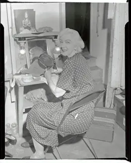 Denis Prints: Ruth St. Denis in her Makeup Room