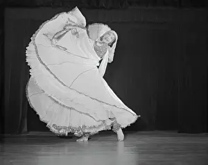 Ruth St. Denis in Swirling Dress