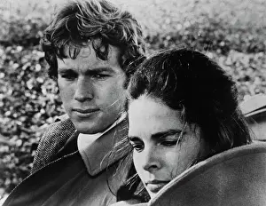 Ryan Oneal Prints: Ryan O'Neal and Ali MacGraw in Love Story