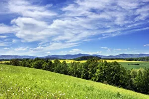 Images Dated 9th May 2012: Rychlebske mountains, from the Hrouda hill, Velka Kras, Jesenik district, Olomoucky region