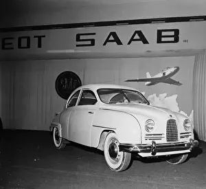 Brussels Prints: Saab Automobile on Display