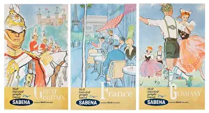 Sabena European Travel Posters