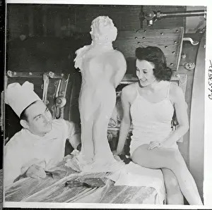 Saboteur Herman Neubauer Making Butter Sculpture