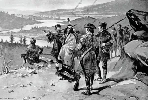 Tricorne Prints: Sacajawea Guiding the Lewis And Clark Expedition by Alfred Russell