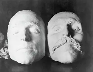 Anarchist Prints: Sacco-Vanzetti Death Masks