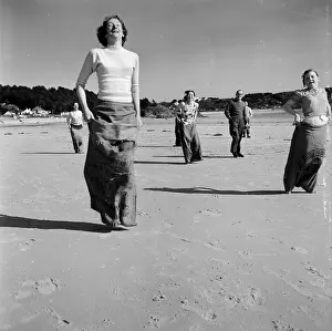 Sporting Oddities Prints: Sack Race