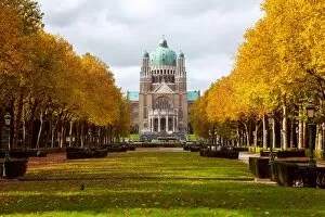 Images Dated 19th October 2014: Sacre-Coeur Basilica in Brussels