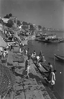 Row Boat Prints: Sacred Ganges