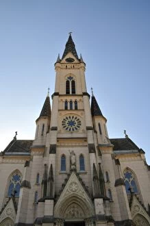 Images Dated 3rd October 2011: Sacred Heart Church, neo-Gothic, Koszeg, Kőszeg, Hungary, Europe