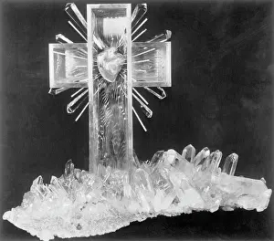 Crystal Prints: Sacred Heart of Jesus by Salvador Dali