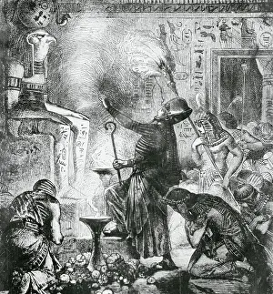 Homage Prints: Sacrifice Being Offered to Ra