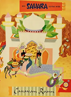 Nevada Prints: Sahara, Caravan Room