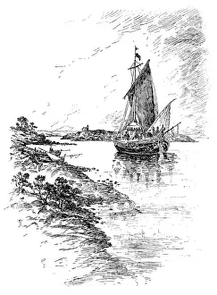 Sailing across the sea