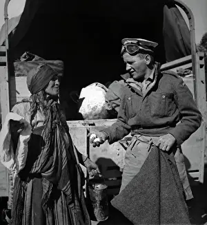 Huty32806 Prints: Sailor Trading Eggs, Libya
