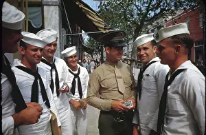 Sailors and Marines on Shore Leave 1943