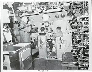 Sailors Operating Nuclear Powered Submarine